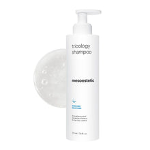 Mesoestetic Tricology Hair Loss Shampoo texture and formula close-up